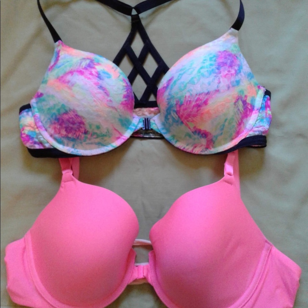 VS Pink bras 36C
